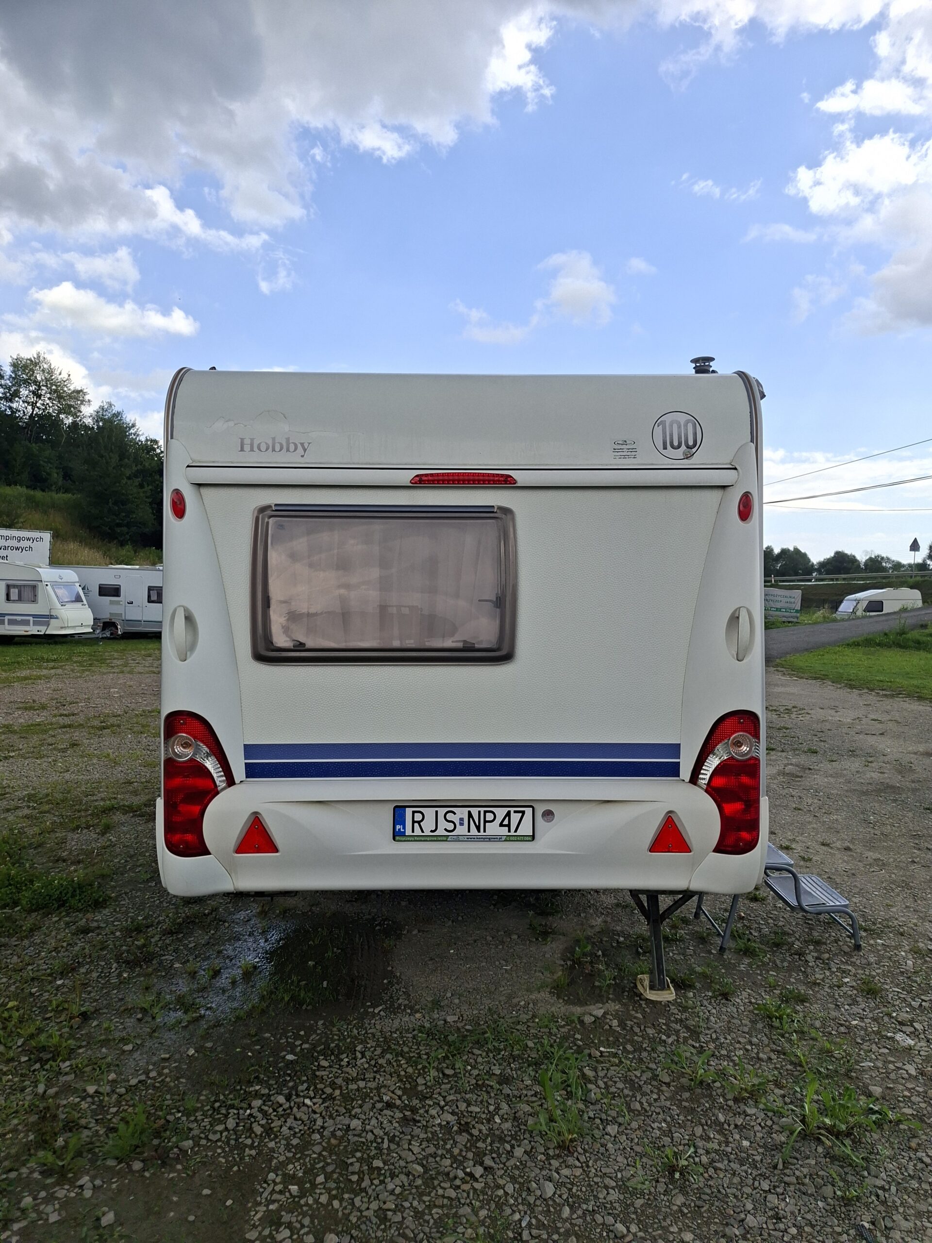 Hobby Excellent  410 SFE, markiza, Fotowoltaika