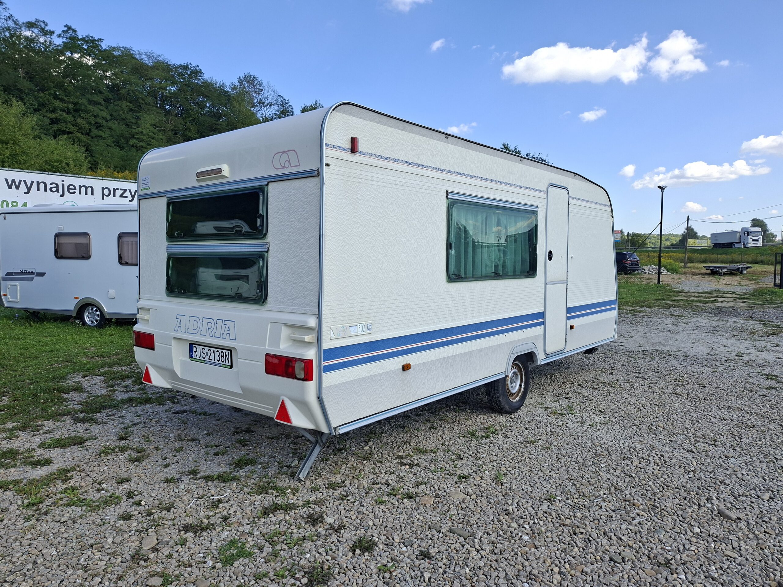 Adria Unica 502 DK, Pełny przedsionek,  1300dmc, zarejstrowana